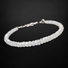 925 sterling silver moon stone bracelet 