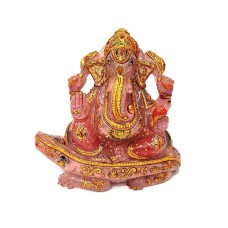 NATURAL ROSE QUARTZ GANESH FIGURE 2.994 KG