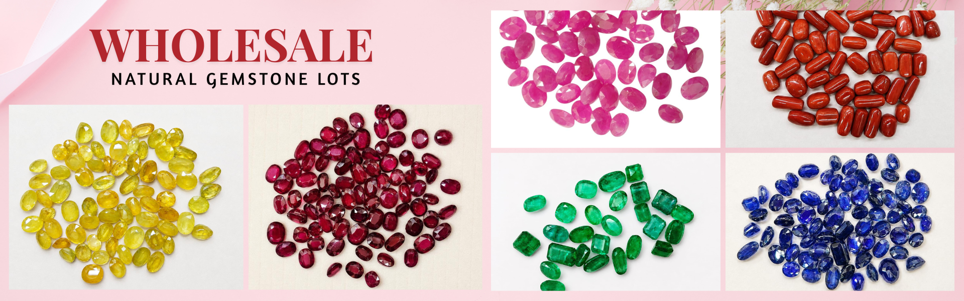 Natural Gemstone Lots Wholesaler in Jaipur