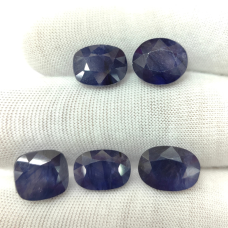 Blue Sapphire Glass Filled Lot