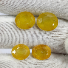 Yellow Sapphire Glass Filled Lot