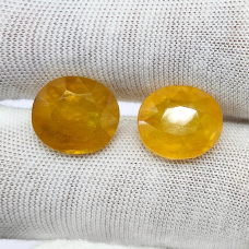 Yellow Sapphire Glass Filled Lot