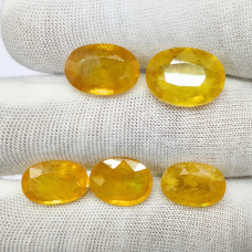 Yellow Sapphire Glass Filled Lot