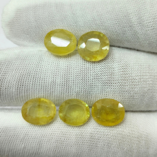 Yellow Sapphire Glass Filled Lot