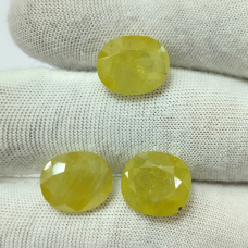 Yellow Sapphire Heated Lot