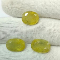Yellow Sapphire Heated Lot