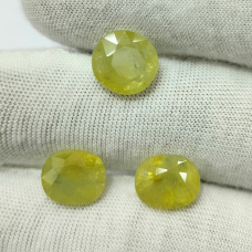 Yellow Sapphire Heated Lot